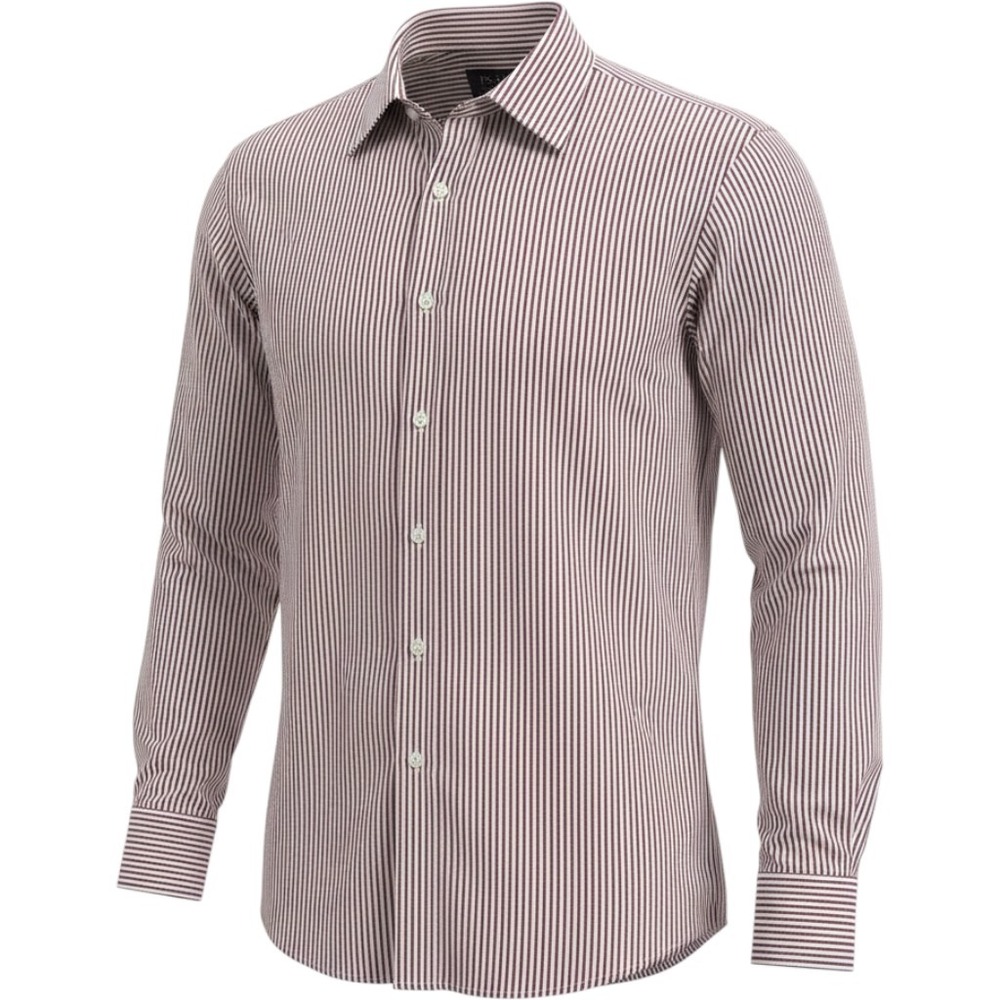 Jos A Bank Executive Collection Striped Pinpoint Oxford Cotton Shirt 16.5 35